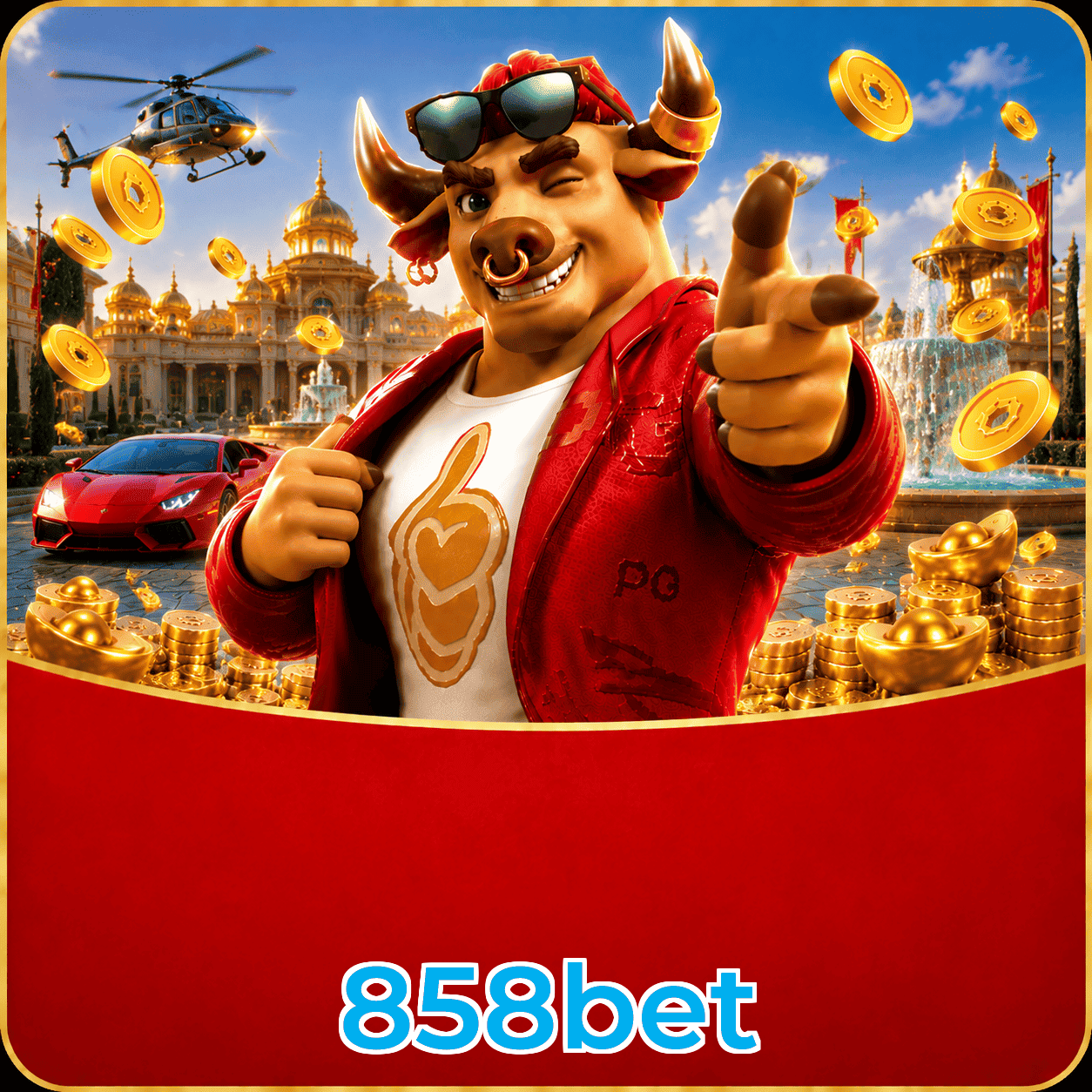 858bet Logo - Bônus com Rollover Justo